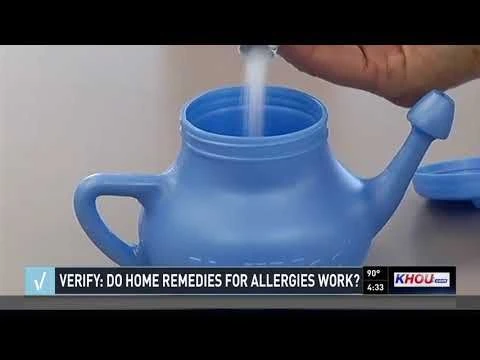 VERIFY: Do home remedies for allergies work?