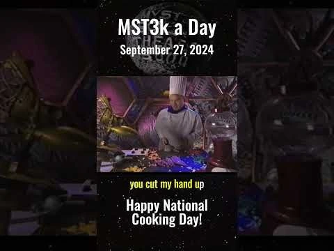 MST3k a Day 9/27/24 - Teppanyaki Chef Mike #mst3k #retrotv #cookingday