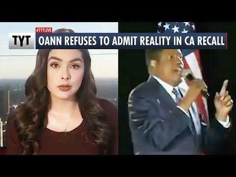 OANN Refuses To Acknowledge Reality In CA Recall