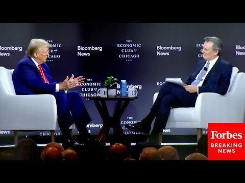 FULL INTERVIEW: Trump Sits For Live Interview From Bloomberg News EIC At The Chicago Economic Club