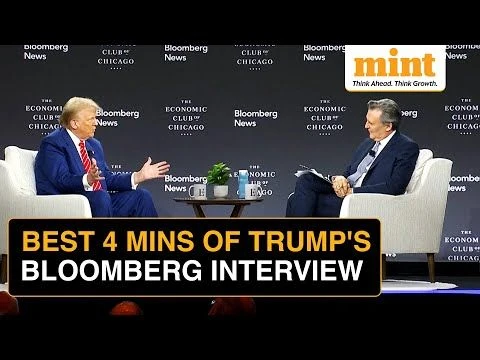 Donald Trump Spars With Bloomberg Editor On Tariffs In Latest Interview, Reveals Favourite Word