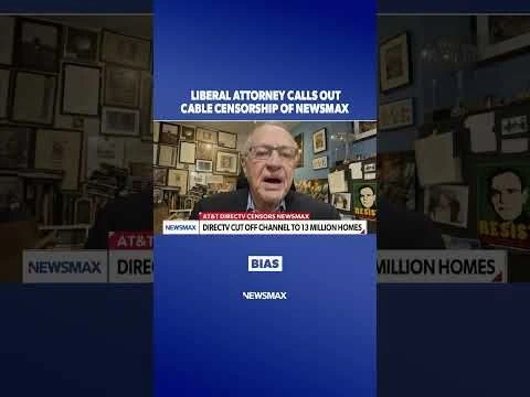 Let the NEWSMAX viewers decide what should be censored: famed liberal attorney Alan Dershowitz