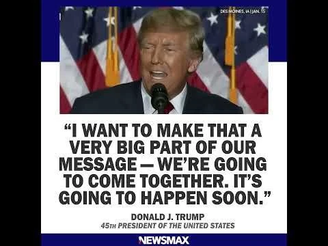 TRUMP: Big part of our message