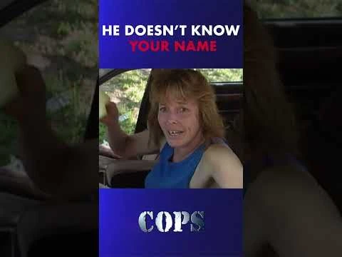 Playing the name game #copstv #cops #jail #Shorts