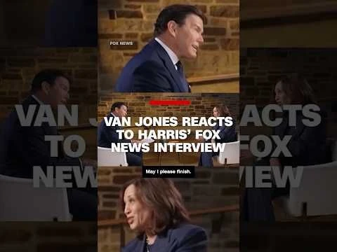 Van Jones reacts to Harris#39; Fox News interview