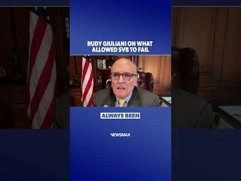 Rudy Giuliani on the TWO things that allowed for SVB#39;s failure