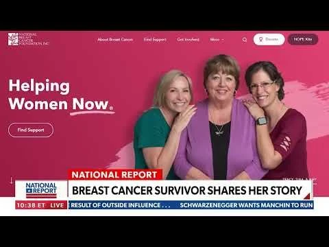 Kelly Lang talks about her Breast Cancer journey on @NewsmaxTV