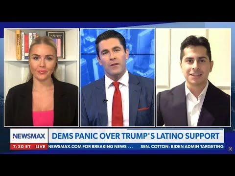 Abraham Joins @NewsmaxTV to discuss the state of the Hispanic electorate