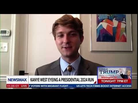 @kanyewest 2024? We discuss @NewsmaxTV