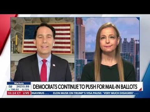 NewsMax TV: Democrats continue to push for mail in ballots