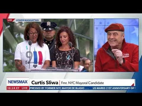 @CurtisSliwaNYC remembers 9/11 on @NewsmaxTV