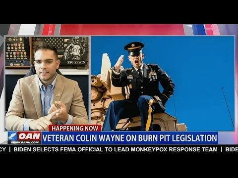 PACT Act blocked by Senate which aided Veterans - Interview with OAN featuring Colin Wayne - 8/2/22