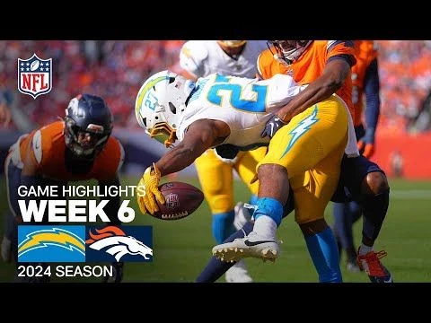 Los Angeles Chargers vs. Denver Broncos Game Highlights | NFL 2024 Season Week 6