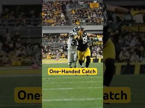 MUUUTH ONE-HAND CATCH 🔥  #steelers #nfl #shorts #NYGvsPIT: 10/28 • 8:15 PM • ESPN