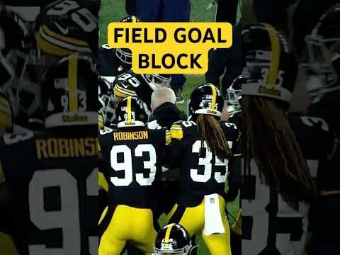 Celebrating with Danny Smith after that field goal block 🙌 #steelers #nfl #nfl