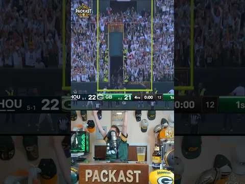 Packers Hit a GAME WINNING FG vs Texans #nfl #shorts