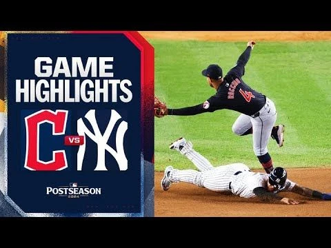 Guardians vs. Yankees ALCS Game 1 Highlights (10/14/24) | MLB Highlights