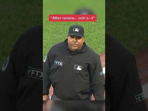 Ump caught slipping on the hot mic 😂 @MLB