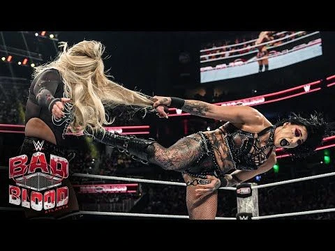 WWE Women’s World Champion Liv Morgan vs. Rhea Ripley: Bad Blood 2024 highlights