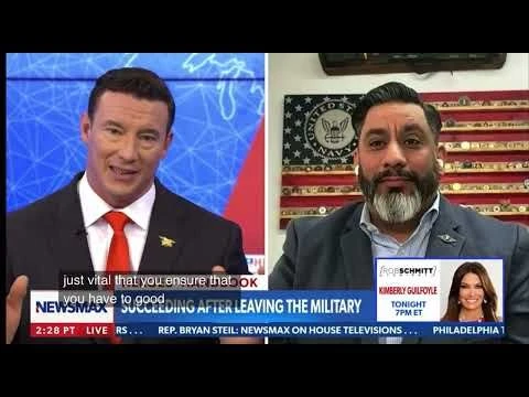 discussing #checklist for #military #servicemembers before they separate on @NewsmaxTV