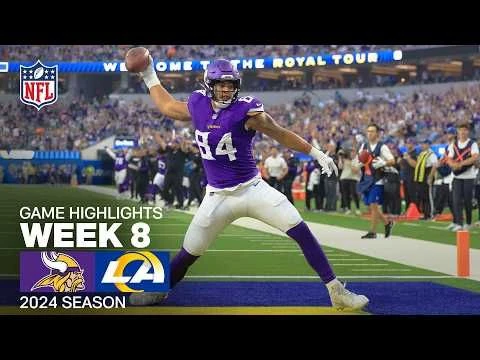 Minnesota Vikings vs. Los Angeles Rams Game Highlights | NFL 2024 Season Week 7