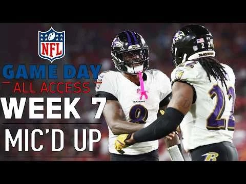 NFL Week 7 Mic#39;d Up! quot;That looks fun, was like you were on the playgroundquot; | Game Day All Access