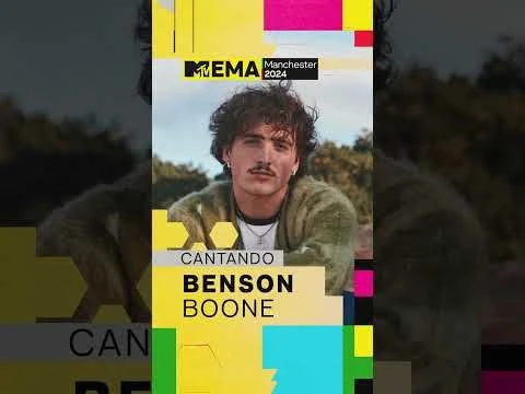 Benson Boone en los MTV EMA 2024 | Pluto TV