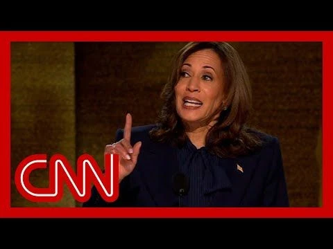 Kamala Harris asks DNC crowd to ‘consider’ consequences of another Trump presidency