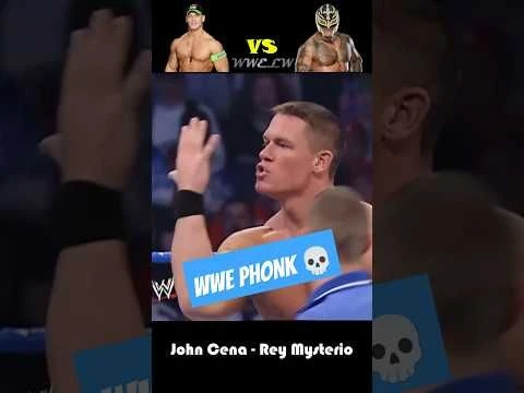 Rey Mysterio vs. John Cena 2003 | WWE Phonk Edit 💀 #wwe #reymysterio #phonk #skull