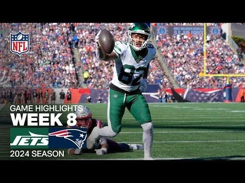 New York Jets vs. New England Patriots Game Highlights | NFL 2024 Season Week 8