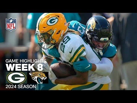 Green Bay Packers vs. Jacksonville Jaguars Game Highlights | NFL 2024 Season Week 8