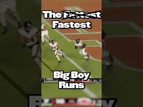 Fastest NFL Fat Guy Runs! (During the game)