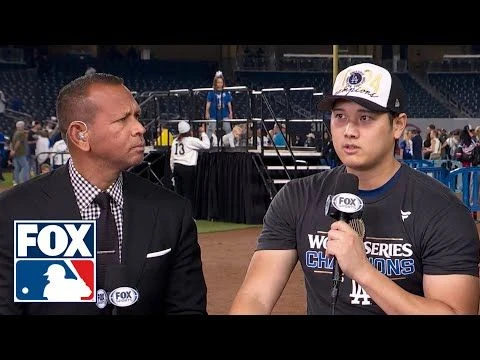 Shohei Ohtani joins #39;MLB on Fox#39; crew to discuss Dodgers winning the 2024 World Series