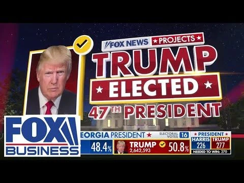 BREAKING: Trump elected 47th president, Fox News projects