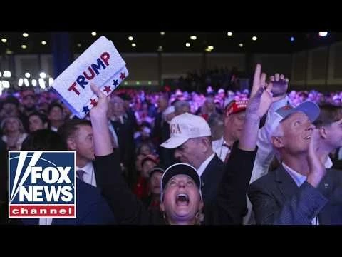 Crowd goes #39;absolutely nuts#39; for Trump#39;s victory, Fox reports