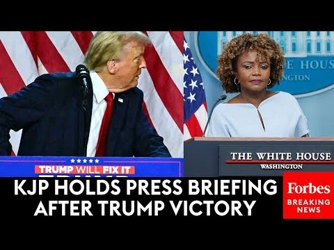 WATCH LIVE: Karine Jean-Pierre Holds First White House Press Briefing After Trump Win Over Harris