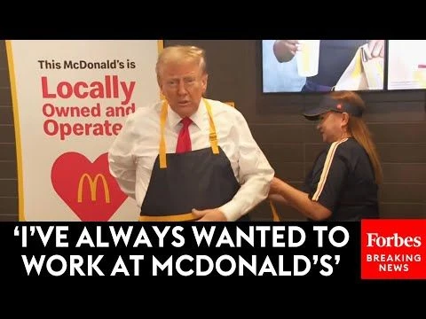 BREAKING NEWS: Trump Goes To Pennsylvania McDonald#39;s #39;Looking For A Job#39;