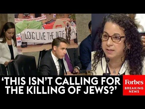 Josh Hawley Mercilessly Grills Arab American Institute Leader About #39;Long Live The Antifada#39; Meaning