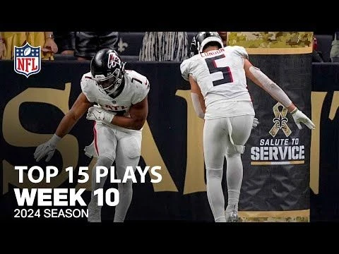 Top 15 Plays From Week 10 | NFL 2024 Season