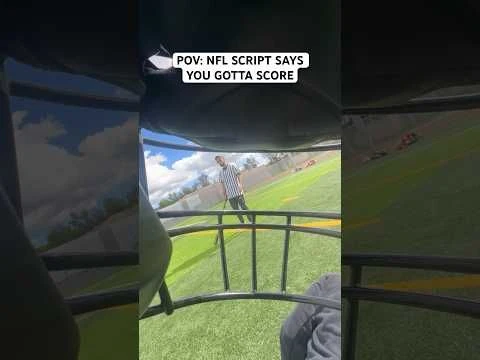 POV: NFL SCRIPT SAYS YOU GOTTA SCORE.. #nfl #shorts #funny