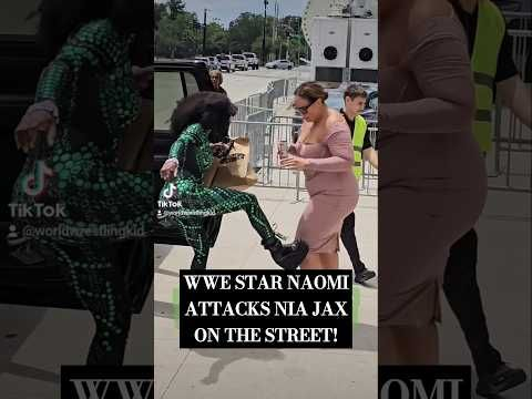 Naomi attacks Nia Jax! #niajax #Naomi #wwe #raw #smackdown #wweraw #wwesmackdown  #tiffanystratton