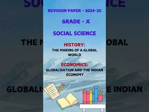 Grade 10 Social Science Revision:History Economics#recap#history#examprep#shortvideo#exam#education