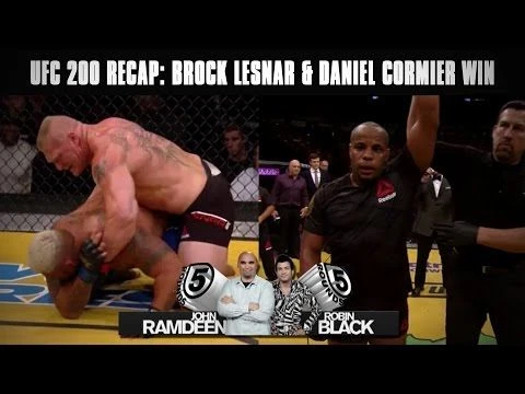 Brock Lesnar, Daniel Cormier  Cain Velasquez Win at UFC 200 on 5 Rounds