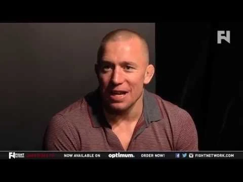 UFC 186: Georges St-Pierre Media Scrum