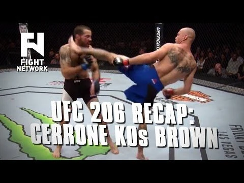 UFC 206 Recap: Donald Cerrone Head Kick KO#39;s Matt Brown