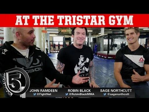 Sage Northcutt at Tristar Gym with Robin Black  John Ramdeen on 5 Rounds