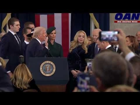 Donald Trump Sworn In 47th President Of The United States.