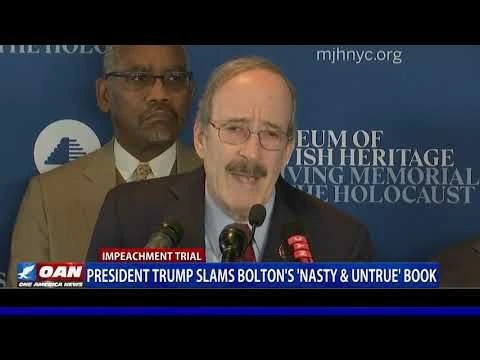 President Trump slams Bolton#39;s #39;nasty  untrue#39; book