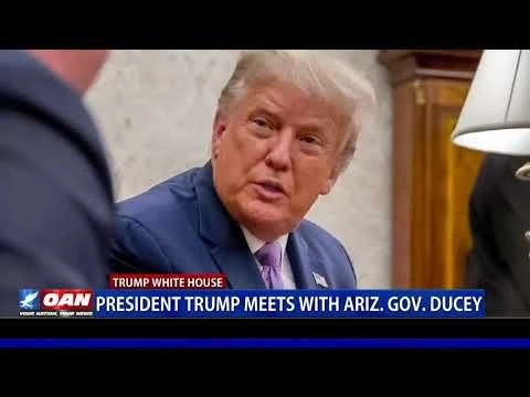 President Trump meets with Ariz. Gov. Ducey