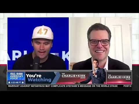 Charlie Kirk Show Full interview with Matt Gaetz